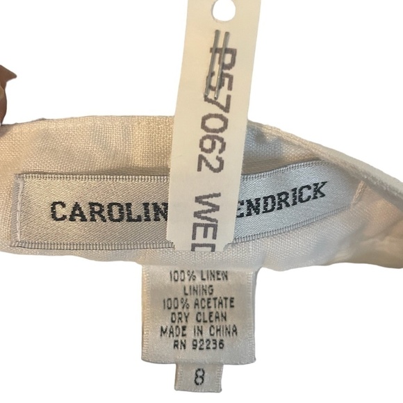 Caroline Kendrick Tunic capri set  Linen set size 8 - Picture 4 of 7